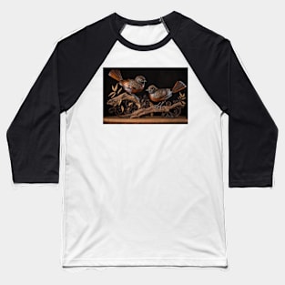 Carved birds Baseball T-Shirt